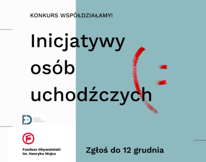 Konkurs na społeczne inicjatywy uchodźców i uchodźczyń w Polsce